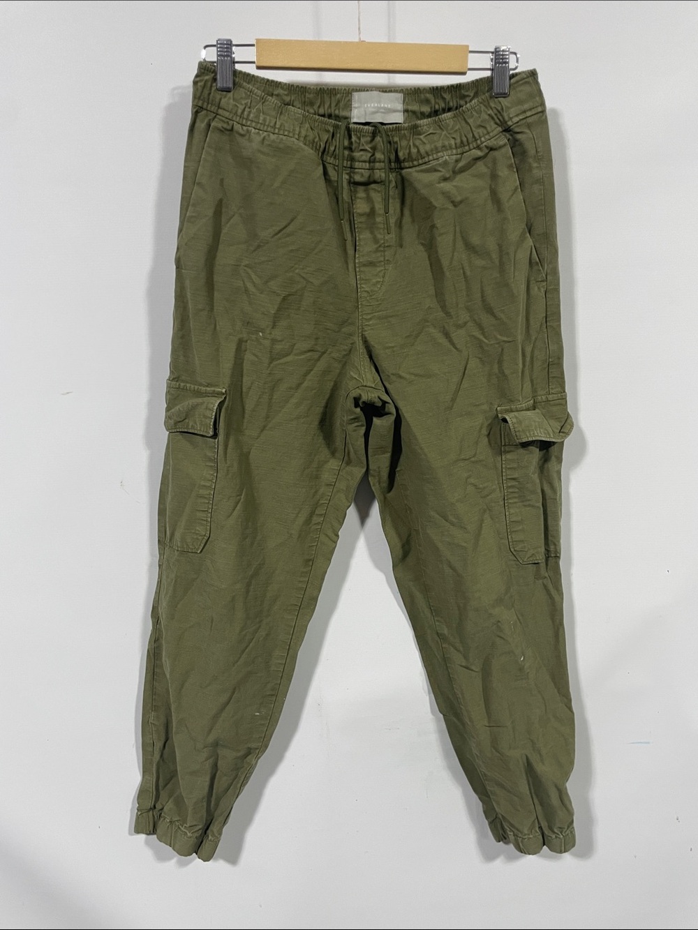 Everlane Olive Green Cargo Joggers
